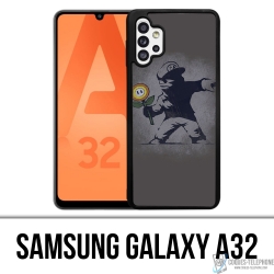 Funda Samsung Galaxy A32 - Etiqueta de Mario
