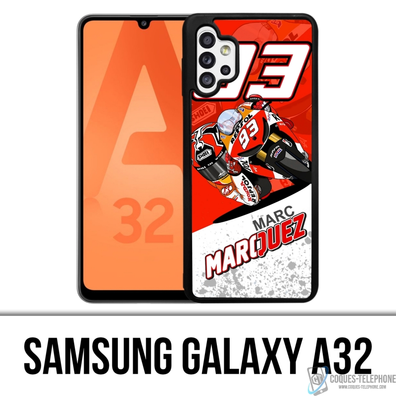 Cover Samsung Galaxy A32 - Marquez Cartoon