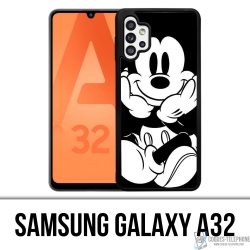 Funda para Samsung Galaxy A32 - Mickey blanco y negro