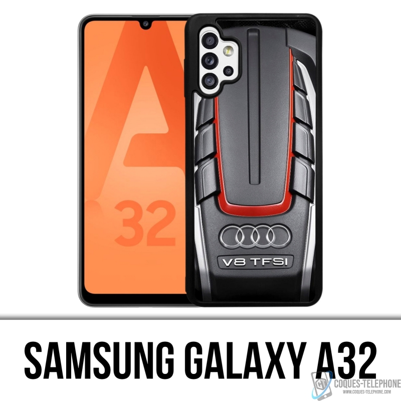 Coque Samsung Galaxy A32 - Moteur Audi V8 2