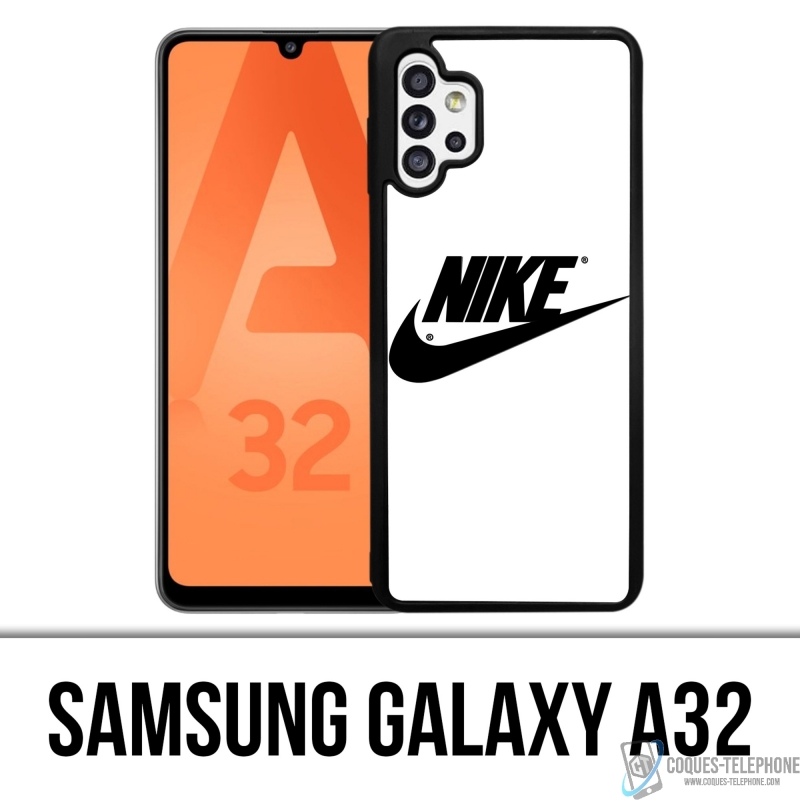 Funda Samsung Galaxy A32 - Logotipo de Nike Blanco