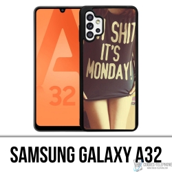 Samsung Galaxy A32 case - Oh Shit Monday Girl