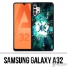 Funda Samsung Galaxy A32 - Verde neón de una pieza