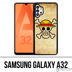 Funda Samsung Galaxy A32 - Logotipo Vintage de One Piece