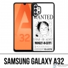 Coque Samsung Galaxy A32 - One Piece Wanted Luffy