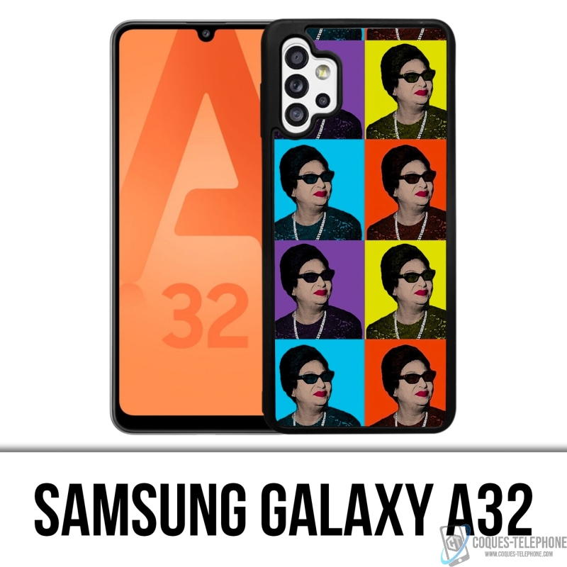Samsung Galaxy A32 Case - Oum Kalthoum Colors