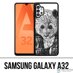 Coque Samsung Galaxy A32 - Panda Azteque