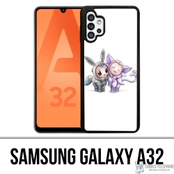 Coque Samsung Galaxy A32 - Pokémon Bébé Mentali Noctali