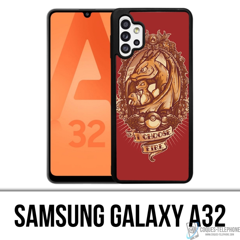 Samsung Galaxy A32 Case - Pokémon Feuer