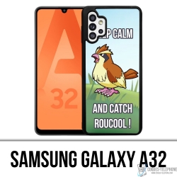 Samsung Galaxy A32 Case - Pokémon Go Catch Roucool