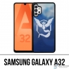 Coque Samsung Galaxy A32 - Pokémon Go Team Bleue Grunge