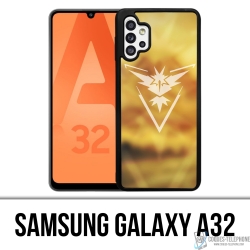 Custodia Samsung Galaxy A32 - Pokémon Go Team Giallo Grunge