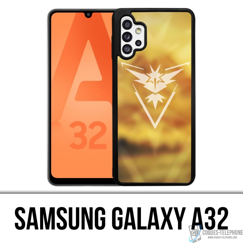 Funda Samsung Galaxy A32 - Pokémon Go Team Yellow Grunge