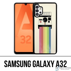 Coque Samsung Galaxy A32 - Polaroid Arc En Ciel Rainbow