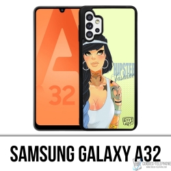 Coque Samsung Galaxy A32 - Princesse Disney Jasmine Hipster