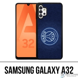 Coque Samsung Galaxy A32 - Psg Minimalist Fond Bleu
