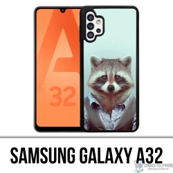 Coque Samsung Galaxy A32 - Raton Laveur Costume