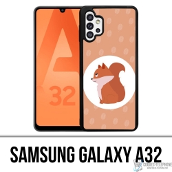 Coque Samsung Galaxy A32 - Renard Roux