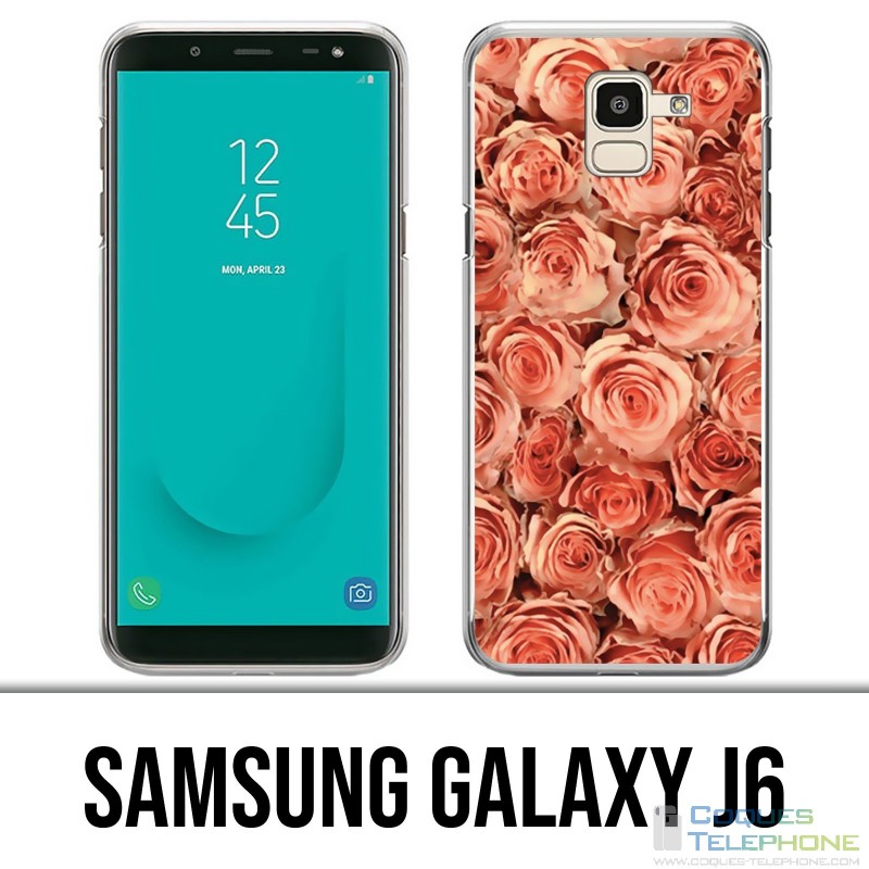 Custodia Samsung Galaxy J6 - Bouquet di rose