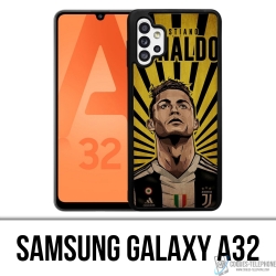 Samsung Galaxy A32 Case - Ronaldo Juventus Poster
