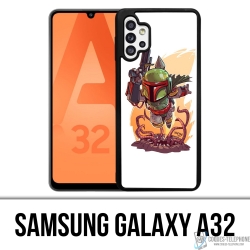 Funda Samsung Galaxy A32 - Star Wars Boba Fett Cartoon