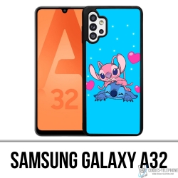Samsung Galaxy A32 Case - Stitch Angel Love