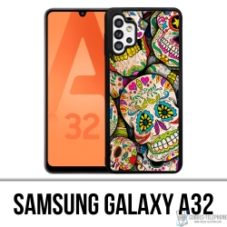 Custodia per Samsung Galaxy A32 - Teschio di Zucchero