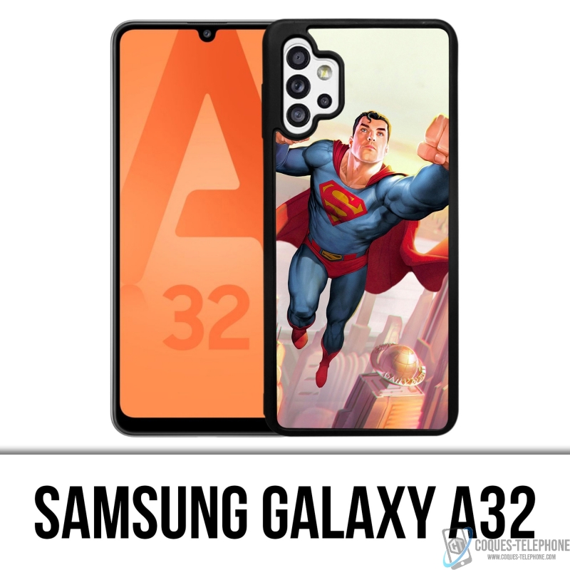 Coque Samsung Galaxy A32 - Superman Man Of Tomorrow