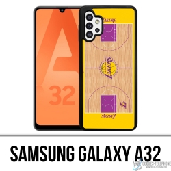 Coque Samsung Galaxy A32 - Terrain Besketball Lakers Nba