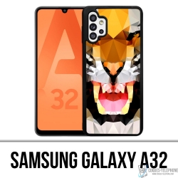 Custodia per Samsung Galaxy A32 - Tigre geometrica