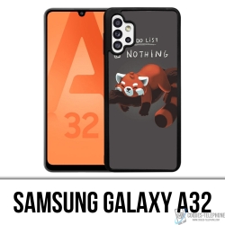 Samsung Galaxy A32 case - To Do List Panda Roux