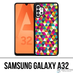 Samsung Galaxy A32 Case - Mehrfarbiges Dreieck