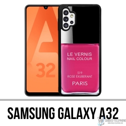 Coque Samsung Galaxy A32 - Vernis Paris Rose