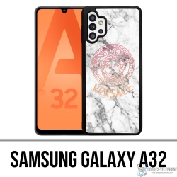 Samsung Galaxy A32 Case - Versace White Marble
