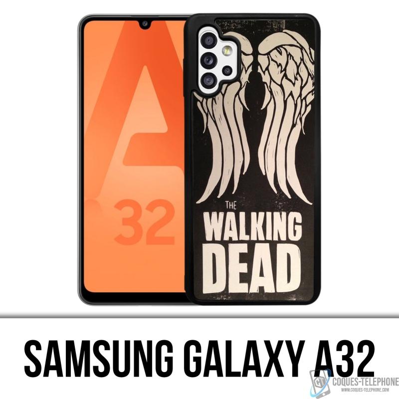 Custodia per Samsung Galaxy A32 - Walking Dead Daryl Wings