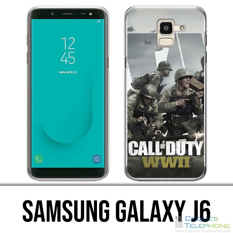 Samsung Galaxy J6 Hülle - Call Of Duty Ww2 Charaktere