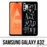 Funda Samsung Galaxy A32 - Estamos todos locos aquí Alicia en el país de las maravillas