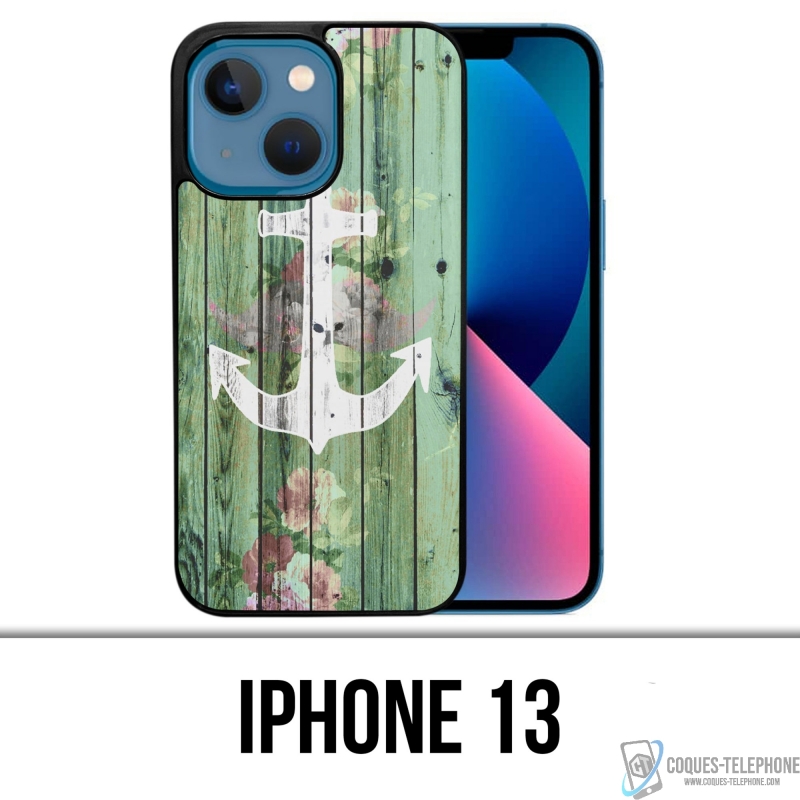 Custodia per iPhone 13 - Anchor Marine Wood