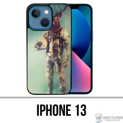 Coque iPhone 13 - Animal Astronaute Cerf