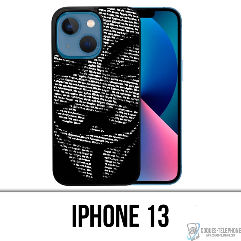 Coque iPhone 13 - Anonymous
