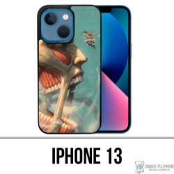 Coque iPhone 13 - Attack On Titan Art
