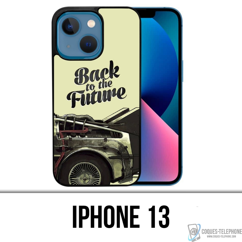 Carcasa para iPhone 13 - Regreso al futuro Delorean