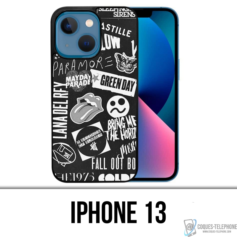 Coque iPhone 13 - Badge Rock