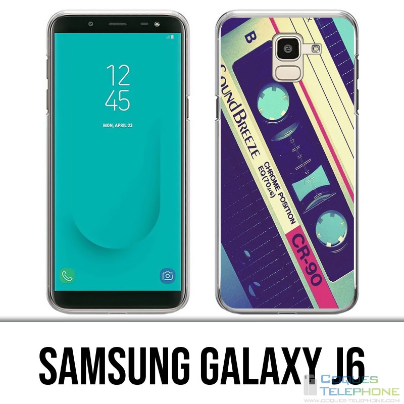 Samsung Galaxy J6 Hülle - Sound Breeze Audio Cassette