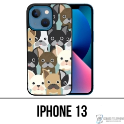 Coque iPhone 13 - Bouledogues