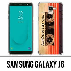 Carcasa Samsung Galaxy J6 - Cassette de audio vintage Guardianes de la galaxia