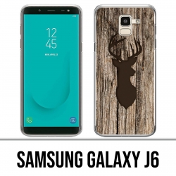 Samsung Galaxy J6 Hülle - Deer Wood Bird