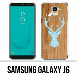Coque Samsung Galaxy J6 - Cerf Bois
