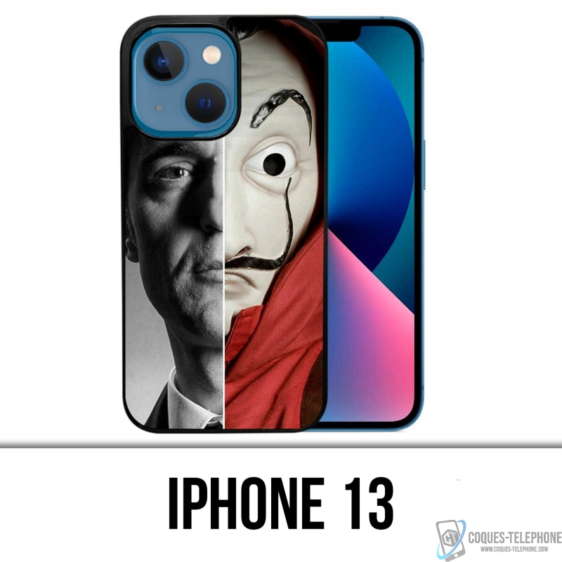 Funda para iPhone 13 - Casa De Papel Berlin Mask Split