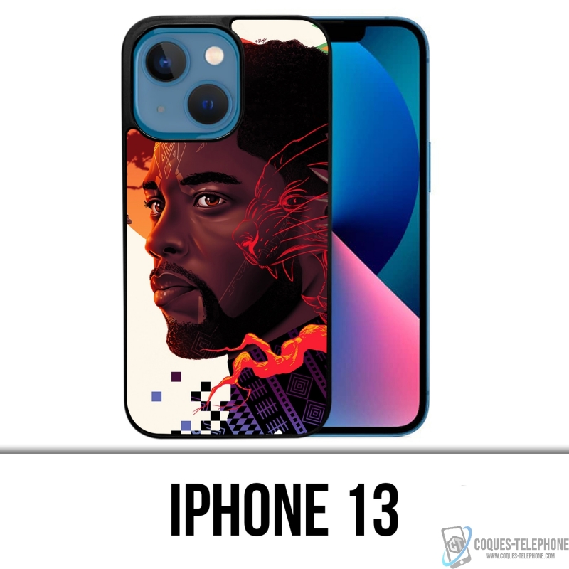 Funda para iPhone 13 - Chadwick Black Panther